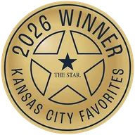 2026 Kansas City Favorites winner badge, Window Treatments and Outdoor Living