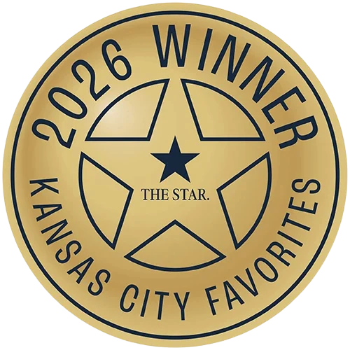 2026 Kansas City Favorites winner badge, Window Treatments and Outdoor Living