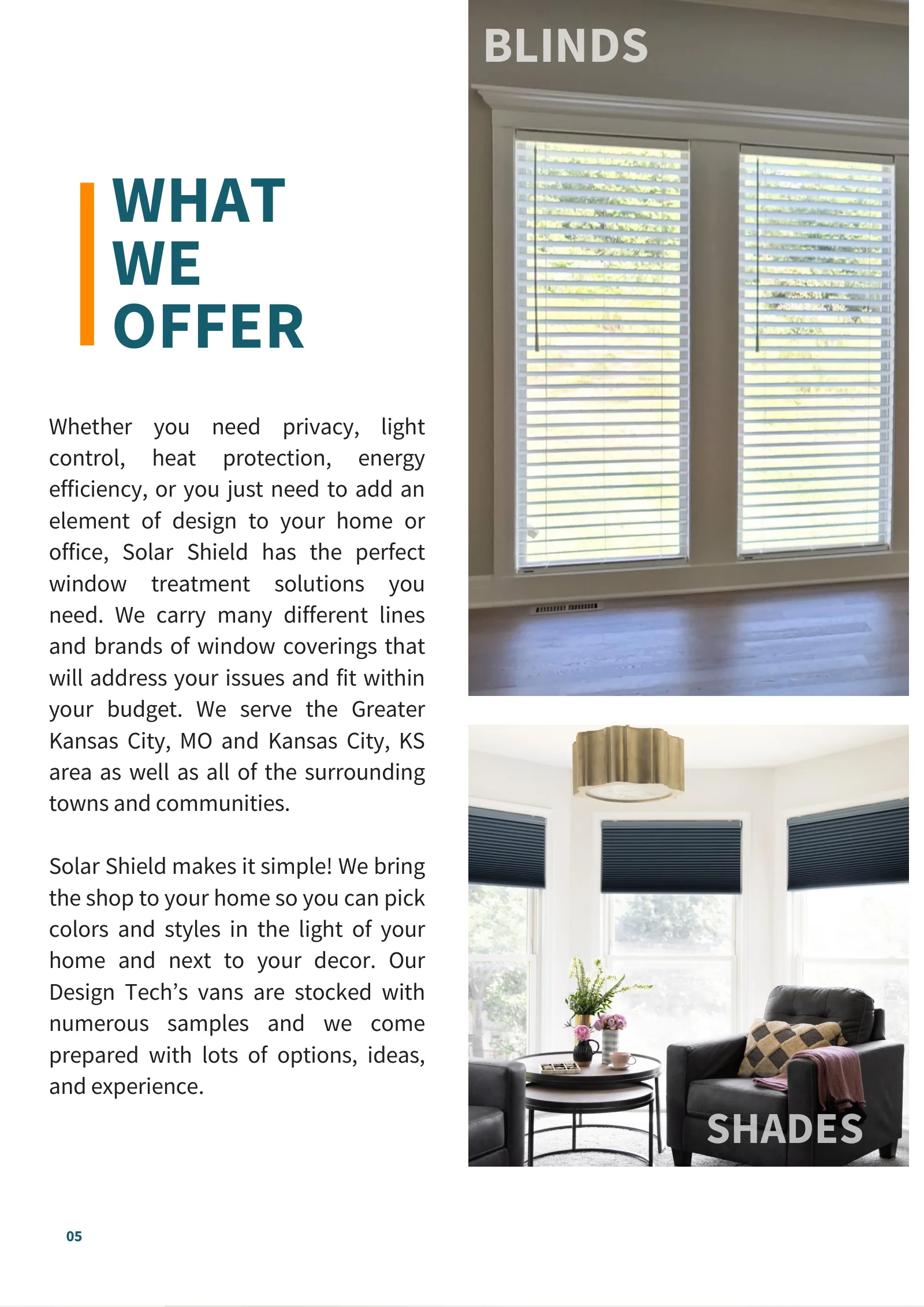 Solar Shield Blinds Idea Guide, page 6