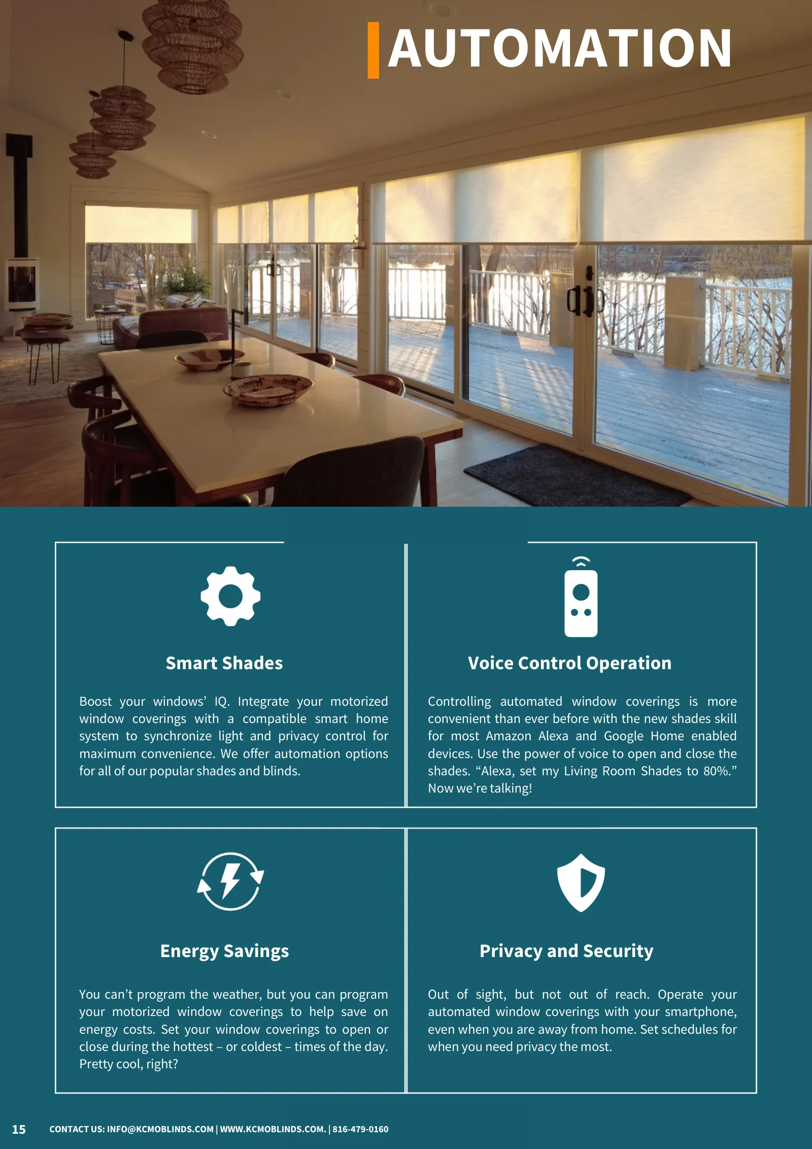Solar Shield Blinds Idea Guide, page 16
