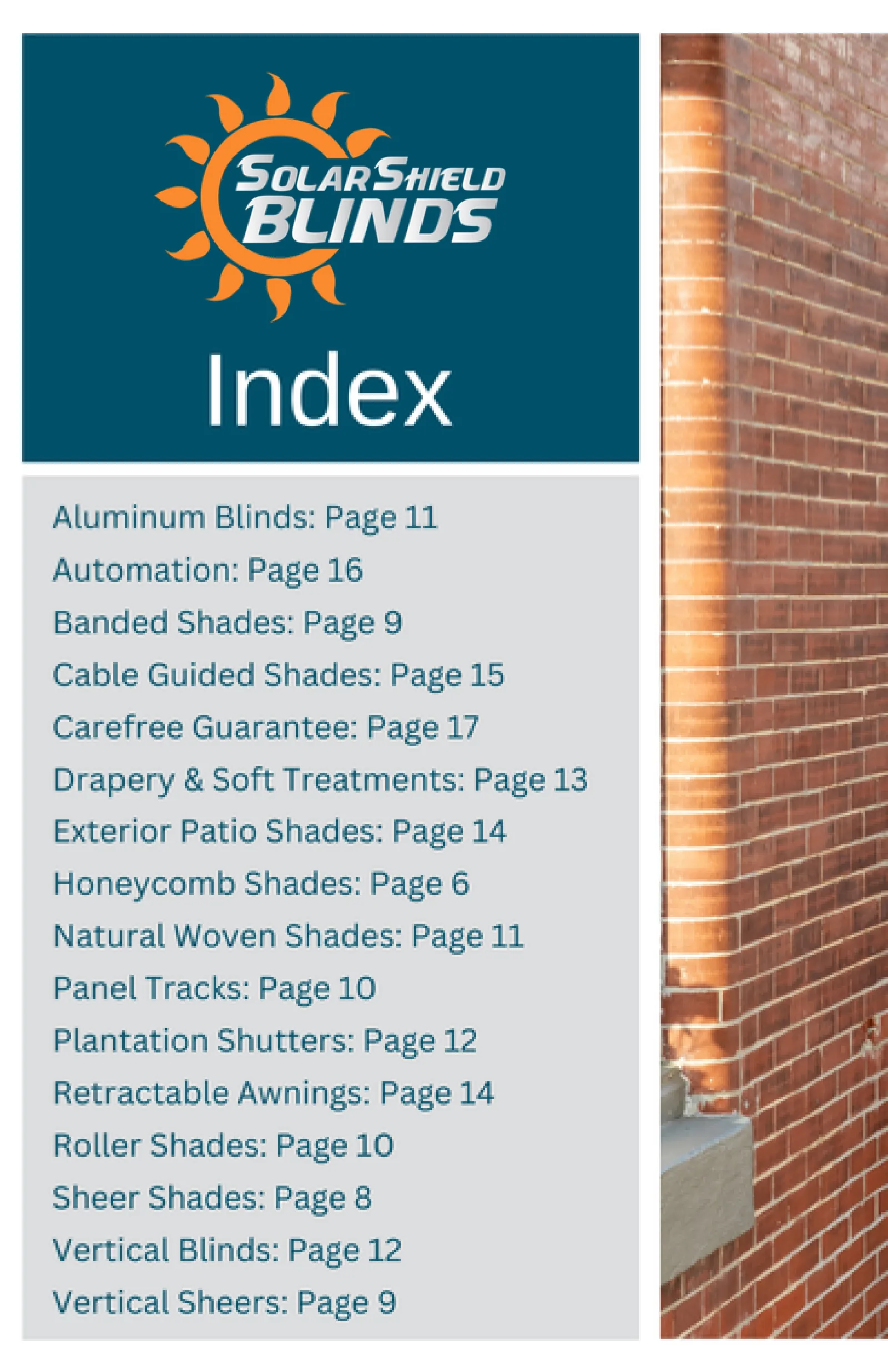 Solar Shield Blinds Use & Maintenance Guide, page 4