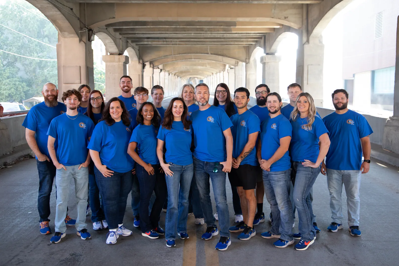 The full Solar Shield Blinds team, designers, installers and office staff