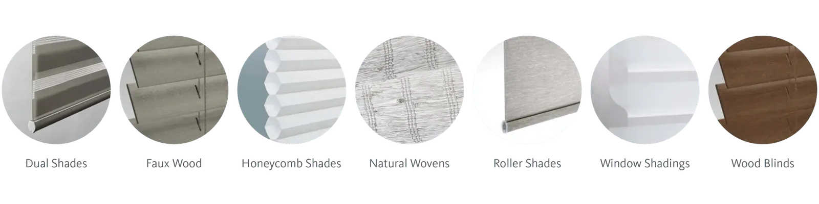 Products available with automation: Dual Shades, Faux Wood, Honeycomb Shades, Natural Wovens, Roller Shades, Window Shadings and Wood Blinds