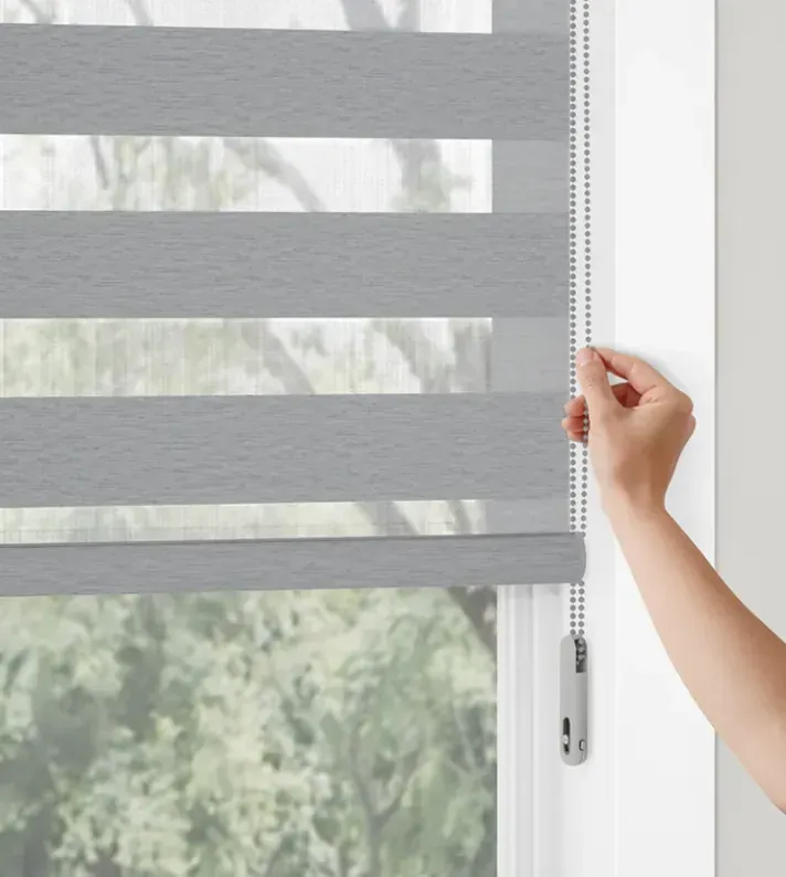 Chain Loop control option for Banded Shades, from Solar Shield Blinds