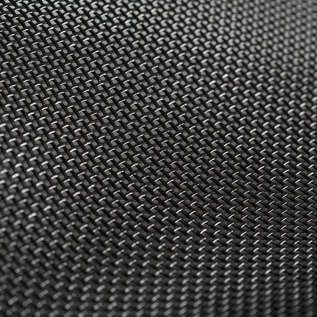Black screen fabric swatch for Exterior Patio Shades