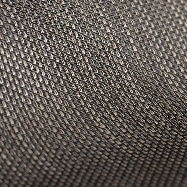 Espresso Texture screen fabric swatch for Exterior Patio Shades