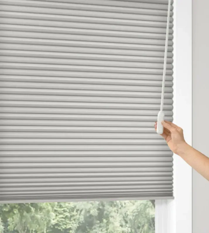 PowerWand control option for Honeycomb Shades, from Solar Shield Blinds