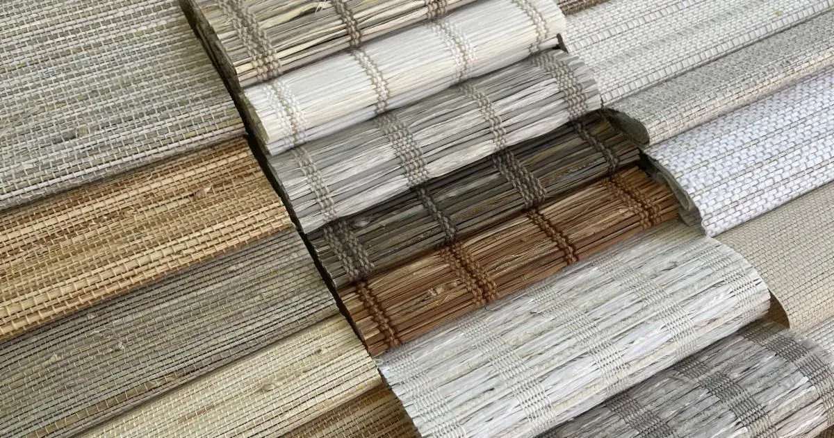 Naturally sourced materials option for Natural Woven Shades, from Solar Shield Blinds