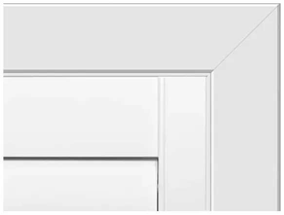 2 1/2 inch mission frame option for Plantation Shutters, from Solar Shield Blinds