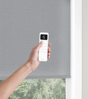 Motorized / Automated control option for Roller Shades, from Solar Shield Blinds