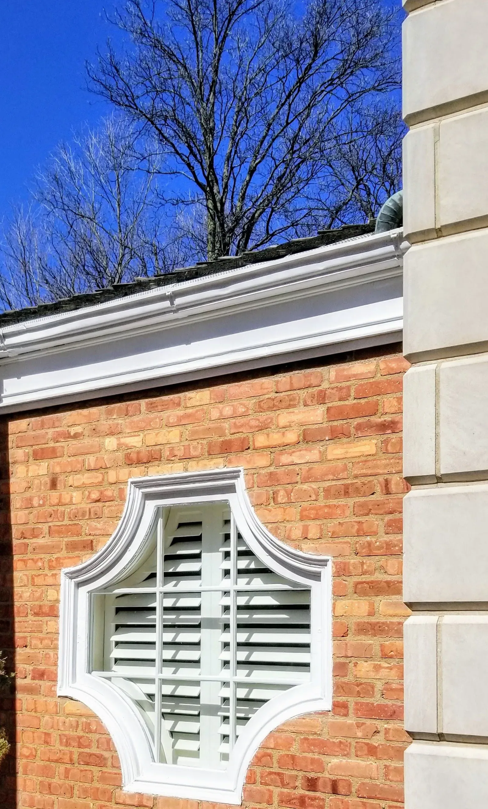 Custom shaped window solutions, installed by Solar Shield Blinds
