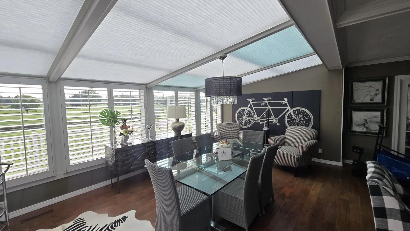 Custom skylight shade solution