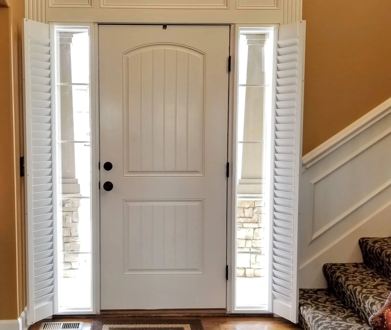 Sidelight window covering, installed by Solar Shield Blinds