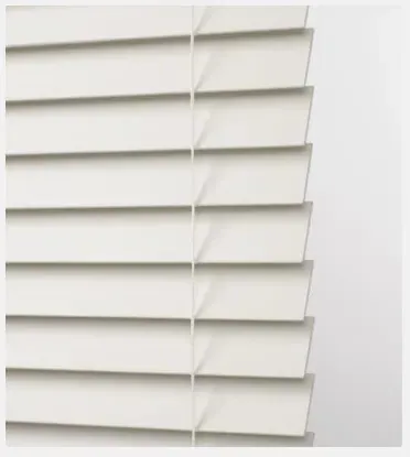 Wood & Faux Wood Blinds design routeless slats, measured and hung by Solar Shield Blinds